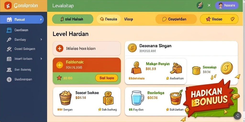 Pengalaman bermain yang seru dan menantang.